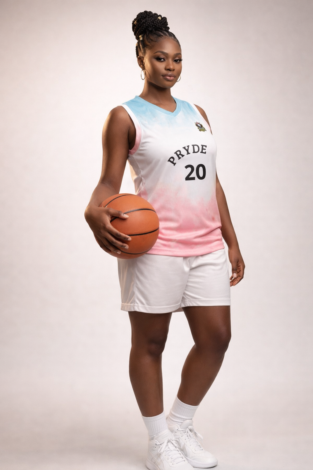 PRYDE Recycled unisex basketball jersey