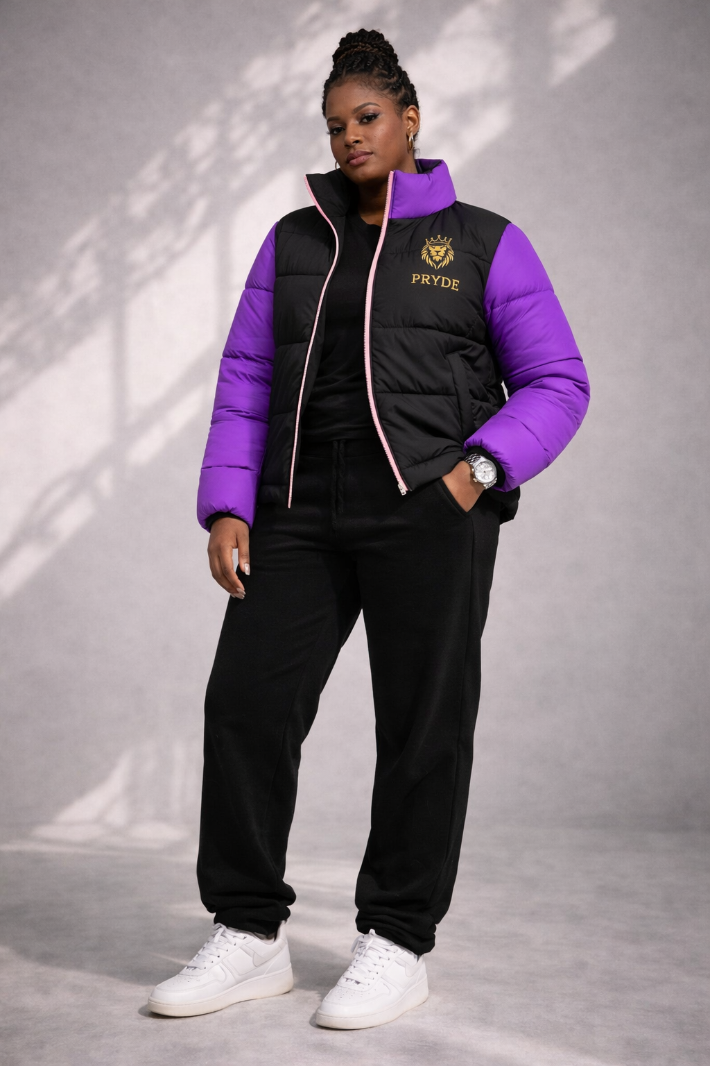 PRYDE Gidi Mens Puffer Jacket