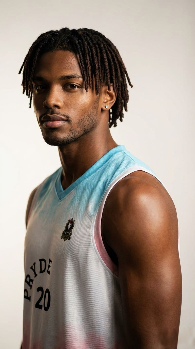 PRYDE Recycled unisex basketball jersey