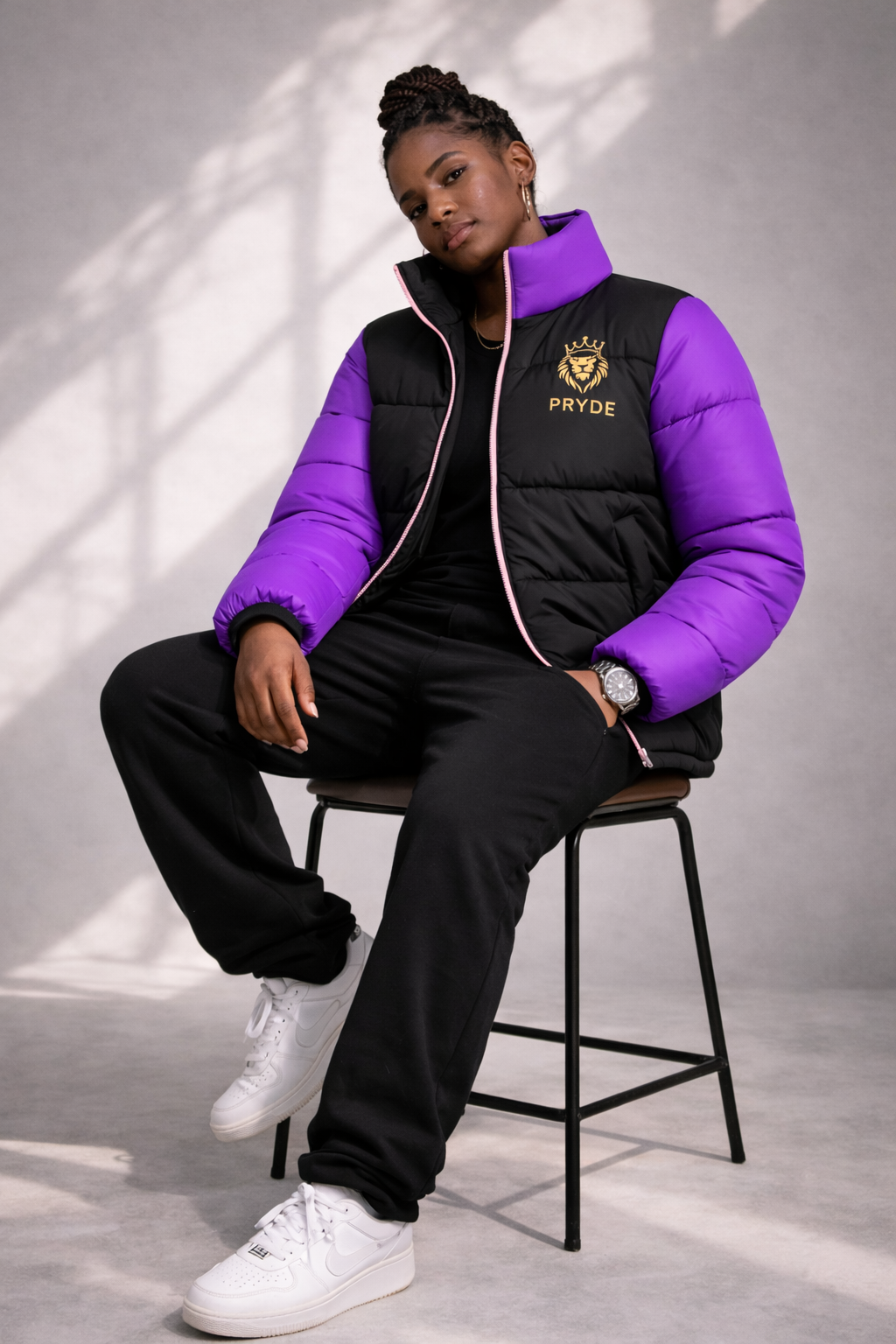 PRYDE Gidi Mens Puffer Jacket