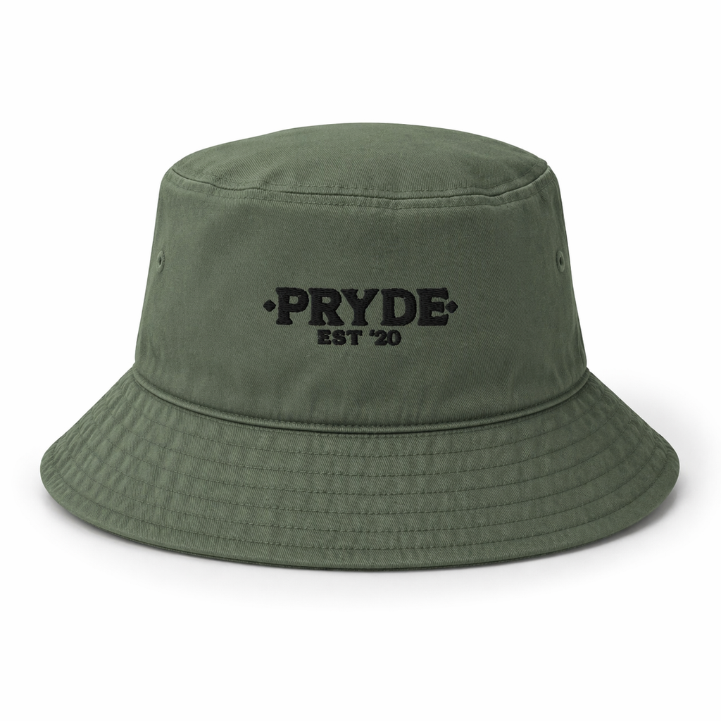 PRYDE Organic Cotton Bucket Hat