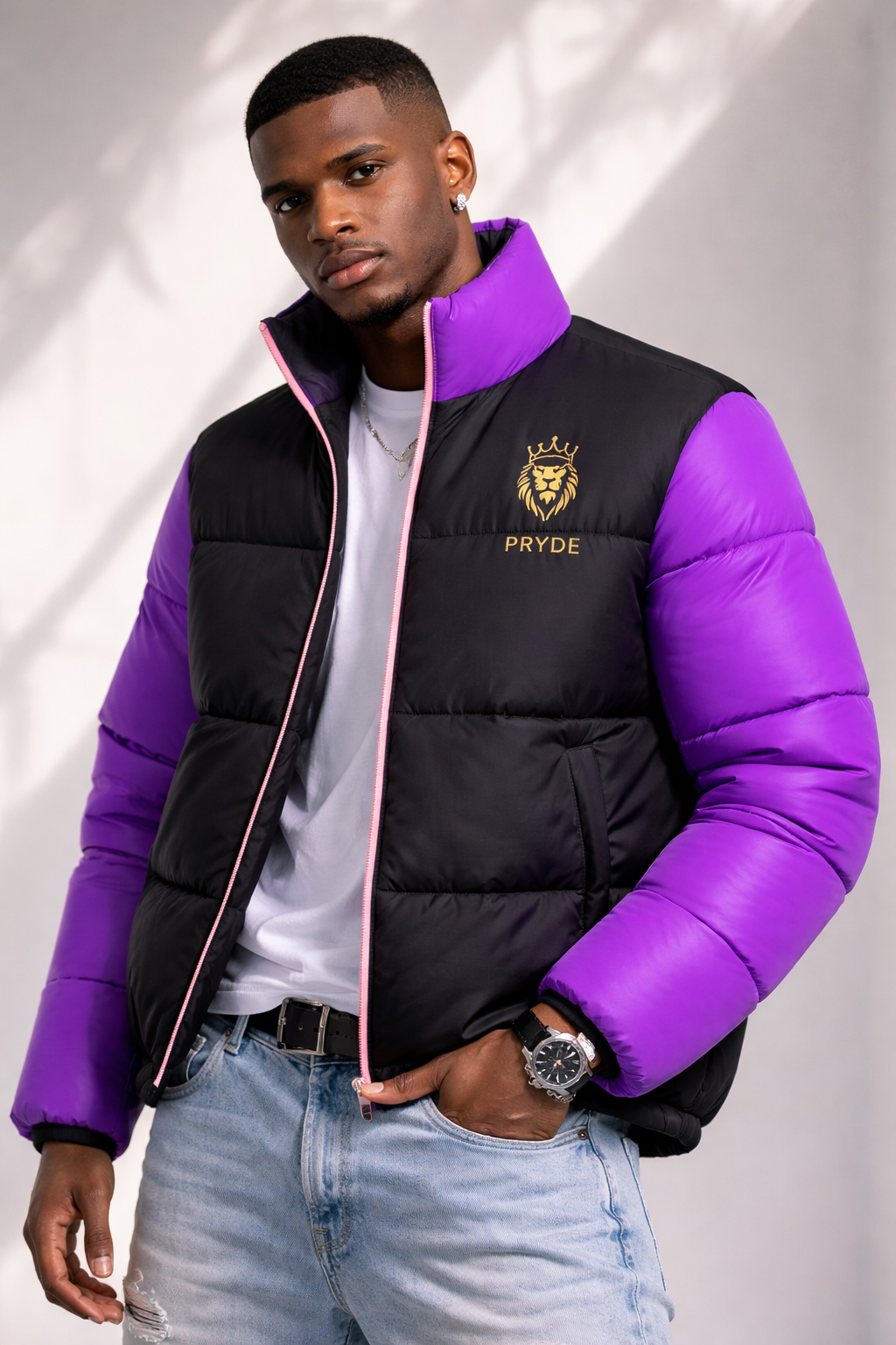 PRYDE Gidi Mens Puffer Jacket