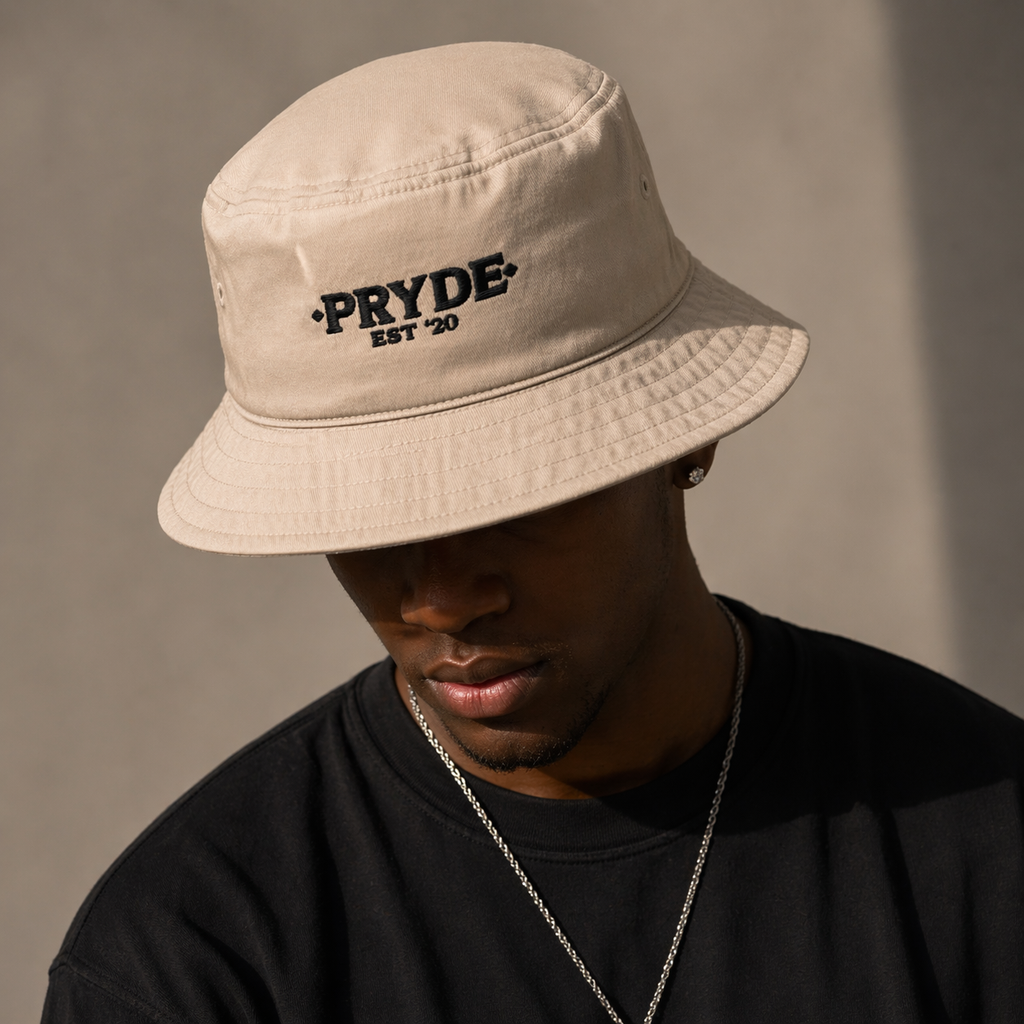 PRYDE Organic Cotton Bucket Hat