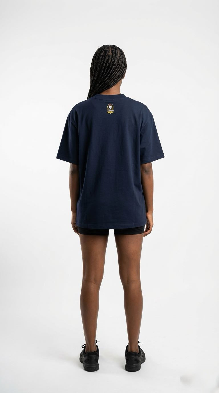 PRYDE Unisex organic oversized high neck t-shirt