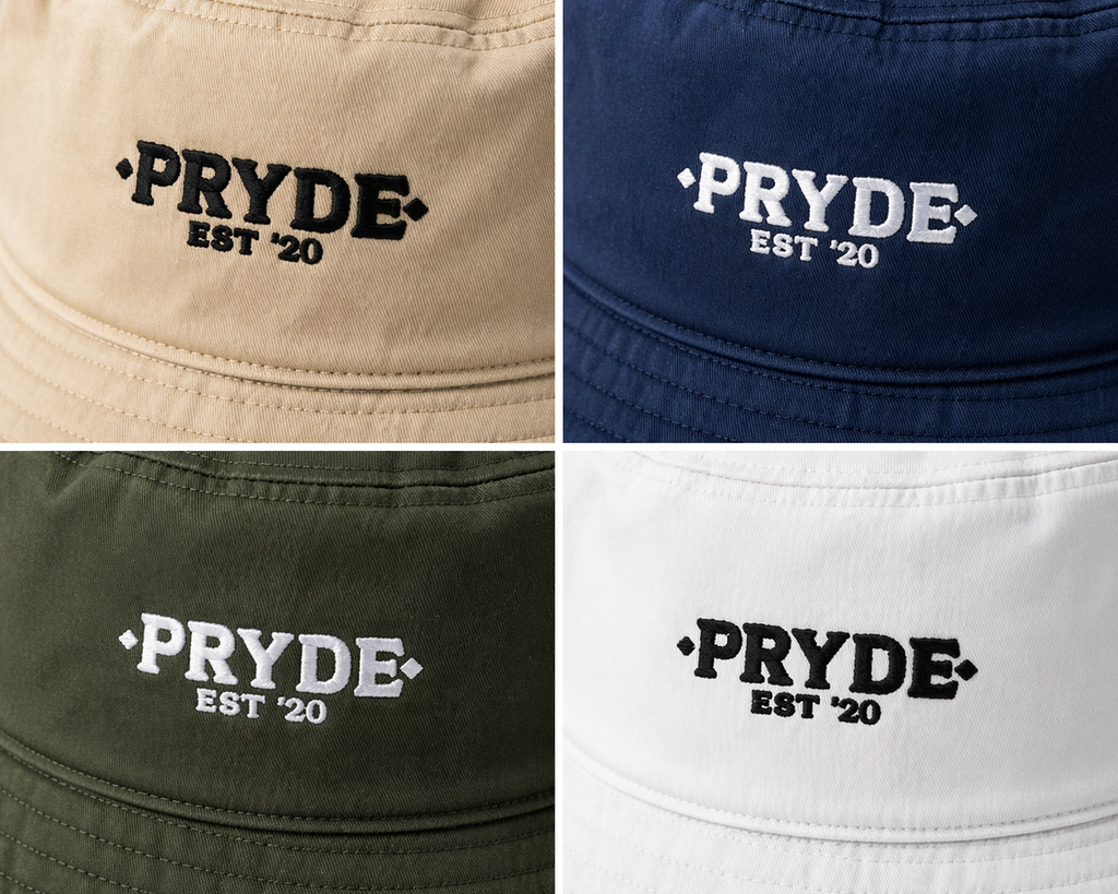 PRYDE Organic Cotton Bucket Hat